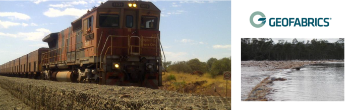 Gabions Protect of Iron Ore Rail Turnout