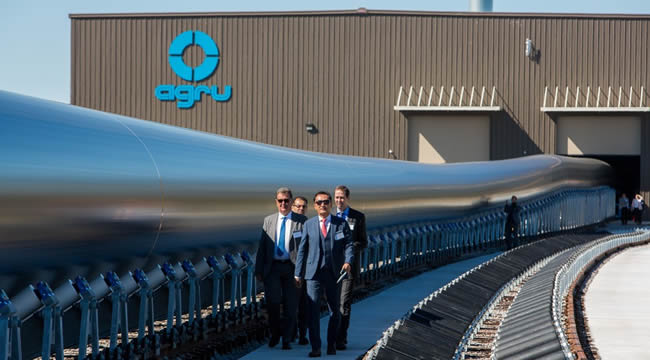 AGRU’s XXL Pipe Facility Offers World’s Largest HDPE Pipe Extrusion