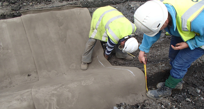 Diverting Surface Water from Contaminated Spoils - Concrete Canvas