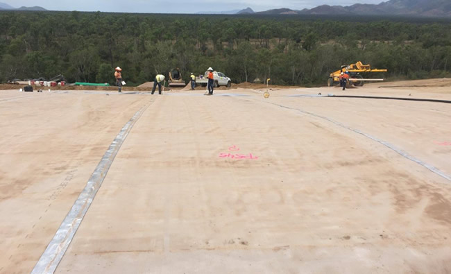 Image of Hervey Range Landfill installation with Coated GCL