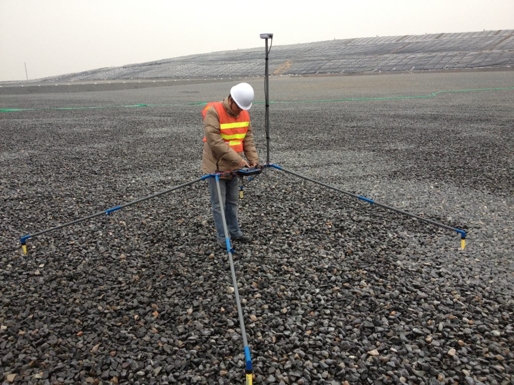 Dipole Survey, Electrical leak location (ELL) in geomembranes