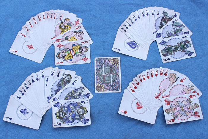 Card deck designed by Carl Charpentier