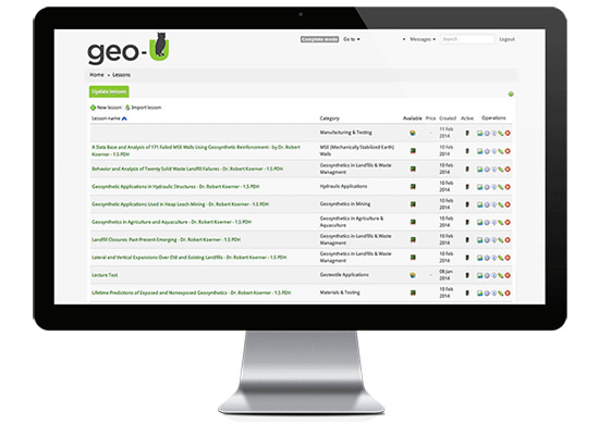 Geo-U Professional Development Webinars