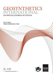 Cover of Geosynthetics International, one of the IGS Journals