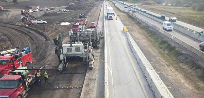 Photo of MnDOT Project Using GSE RoaDrain at Expansion Joints