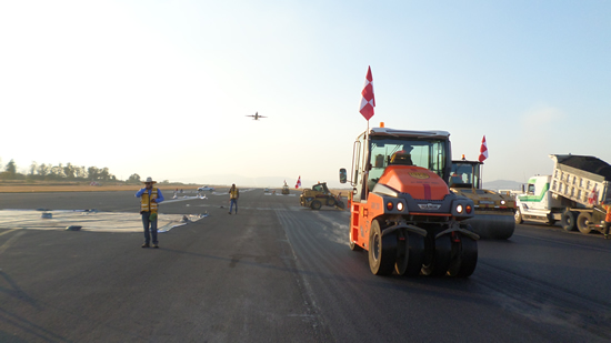 Airport Runway Redesign with Geosynthetic Reinforcement