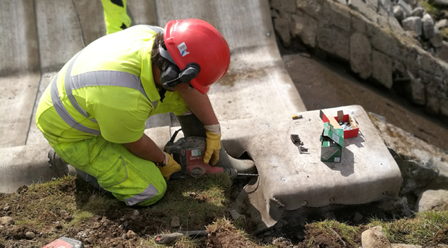 Remediating a Concrete Flume in a Hydroelectric System