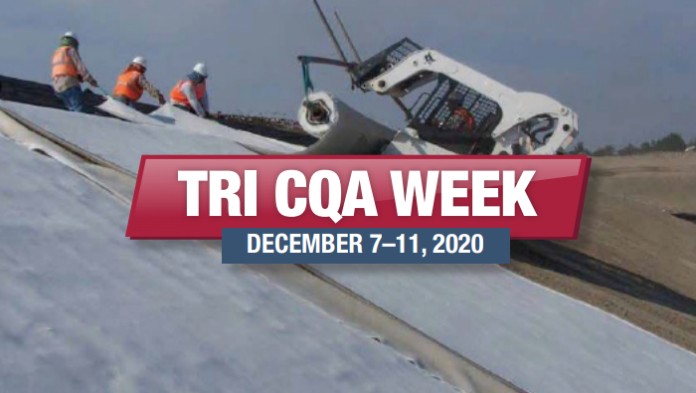TRI Geosynthetics CQA Week Training - December 7 - 11, 2020 Cover Image