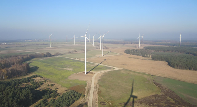 Photo of Wind Farm Reinforced with TenCate Geosynthetics