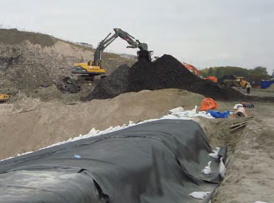 GCL Barrier from Terrafix for Barrie Landfill, Ontario