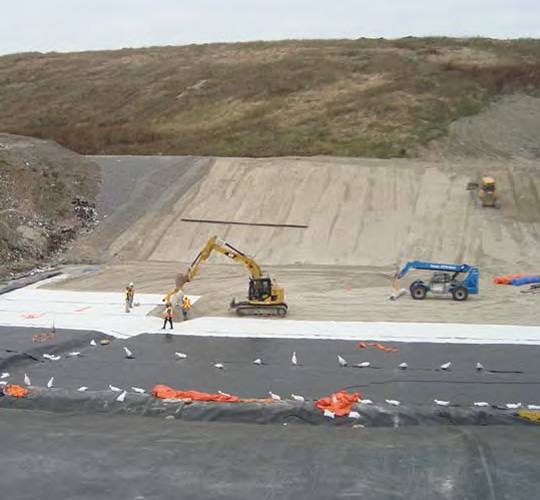 GCL Barrier from Terrafix for Barrie Landfill, Ontario