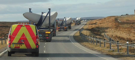 Wind turbine transport, SSE