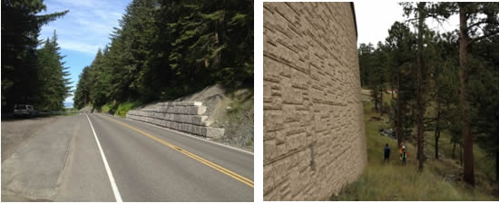 Image of retaining walls for geotechnical asset management strategy