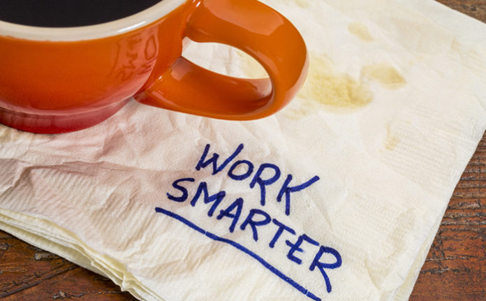 Work Smarter coffee image for GeoWire